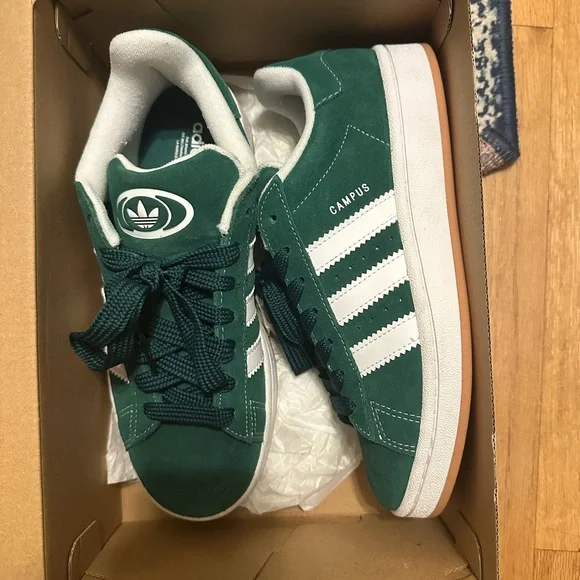 adidas gazelle silver green womens Adidas Campus 00s Forest Glade main image 0